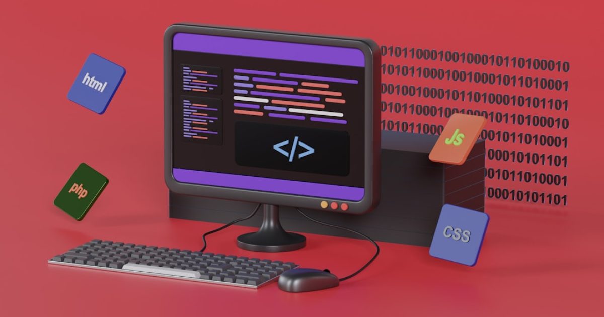 Um ecrã de computador mostrando código PHP 8.3 com um gráfico de barras de performance ao fundo, simbolizando a atualização e otimização.